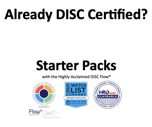 DISC Flow® Starter Packs (for Certified DISC Trainers) – DISC Flow MY